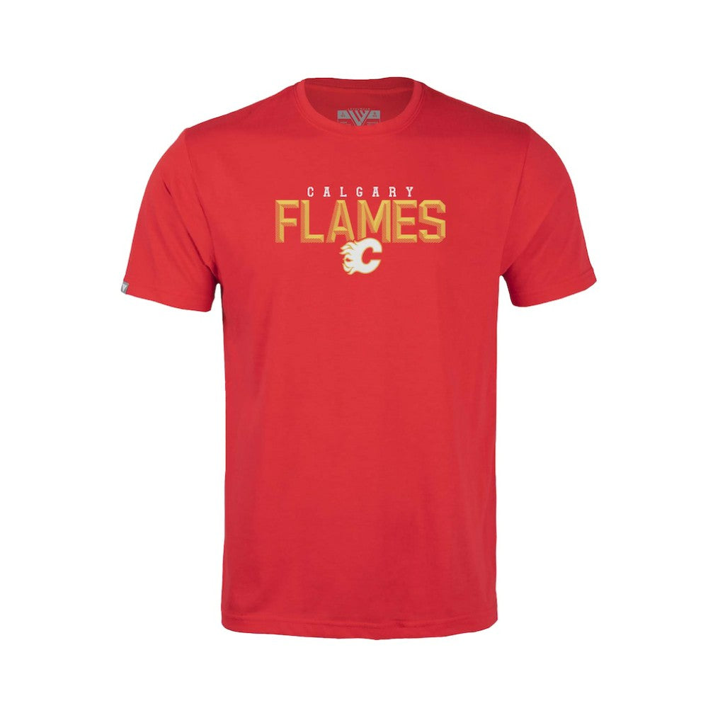 NHL Red Calgary Flames Levelwear Youth Little Richmond Carve T-Shirt