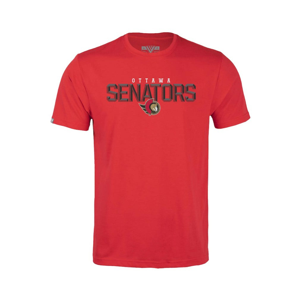 NHL Red Ottawa Senators Levelwear Youth Little Richmond Carve T-Shirt