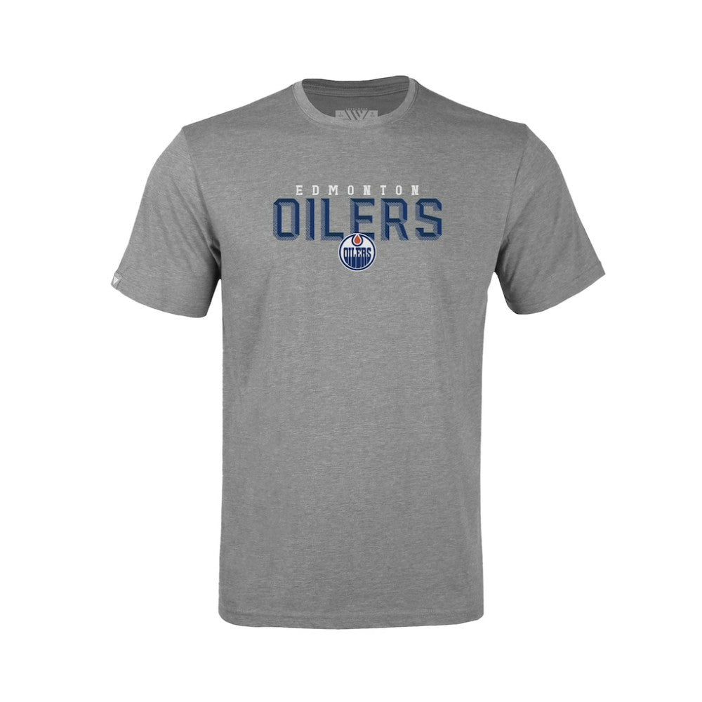 NHL Gray Edmonton Oilers Levelwear Youth Little Richmond Carve T-Shirt