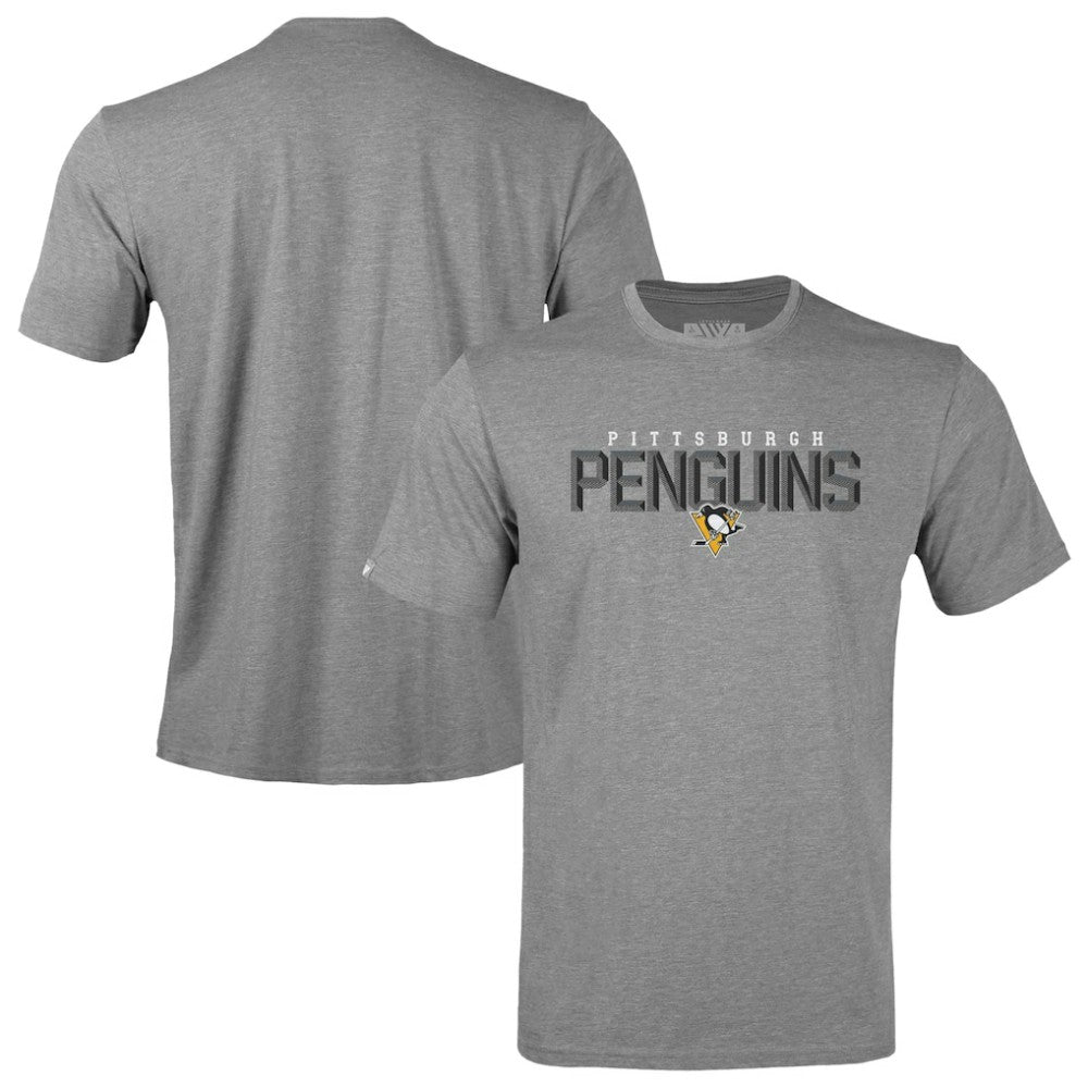 NHL Gray Pittsburgh Penguins Levelwear Youth Little Richmond Carve T-Shirt