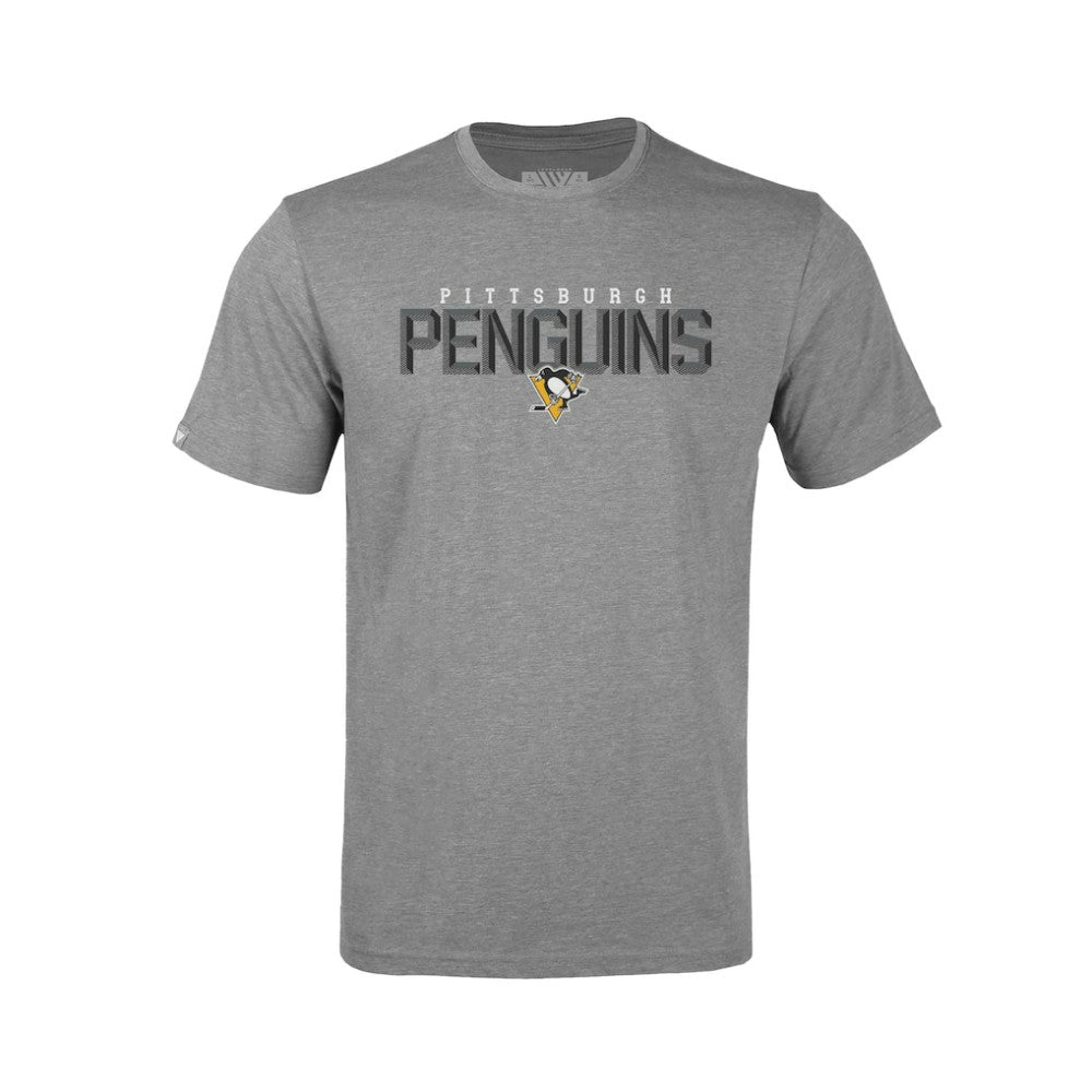 NHL Gray Pittsburgh Penguins Levelwear Youth Little Richmond Carve T-Shirt