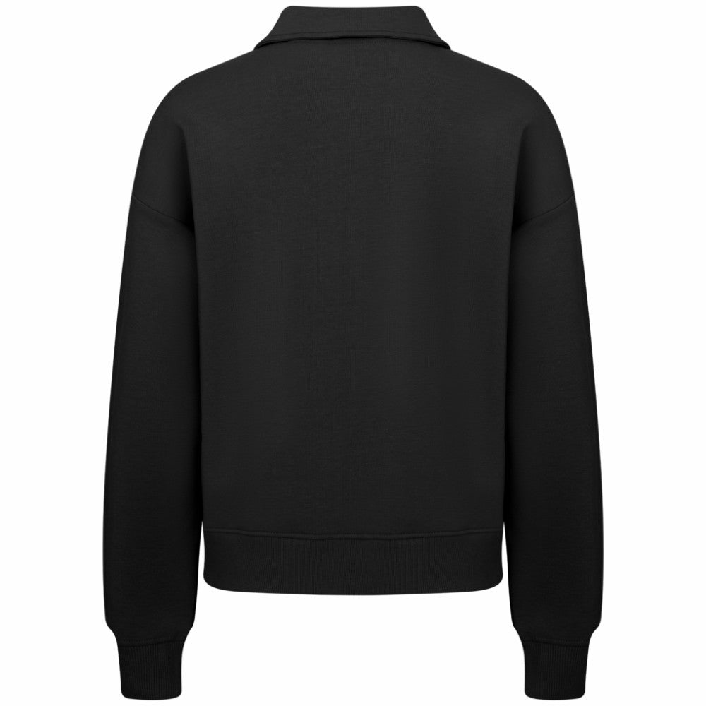 NHL Black Columbus Blue Jackets Levelwear Women's Canmore Quarter-Zip Pullover