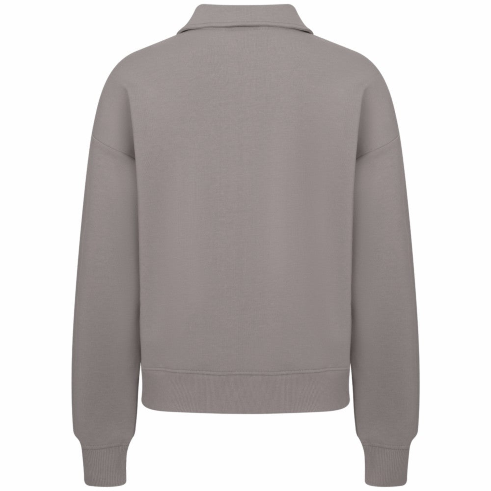 NHL Gray Carolina Hurricanes Levelwear Women's Canmore Quarter-Zip Pullover