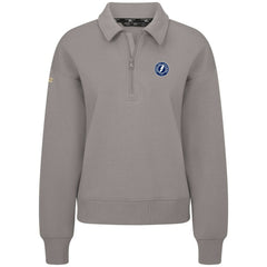 NHL Gray Tampa Bay Lightning Levelwear Women's Canmore Quarter-Zip Pullover