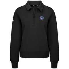 NHL Black Tampa Bay Lightning Levelwear Women's Canmore Quarter-Zip Pullover