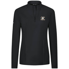 NHL Black Anaheim Ducks Levelwear Women's Upright Quarter-Zip Pullover