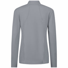 NHL Gray Calgary Flames Levelwear Women's Upright Quarter-Zip Pullover
