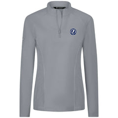NHL Gray Tampa Bay Lightning Levelwear Women's Upright Quarter-Zip Pullover