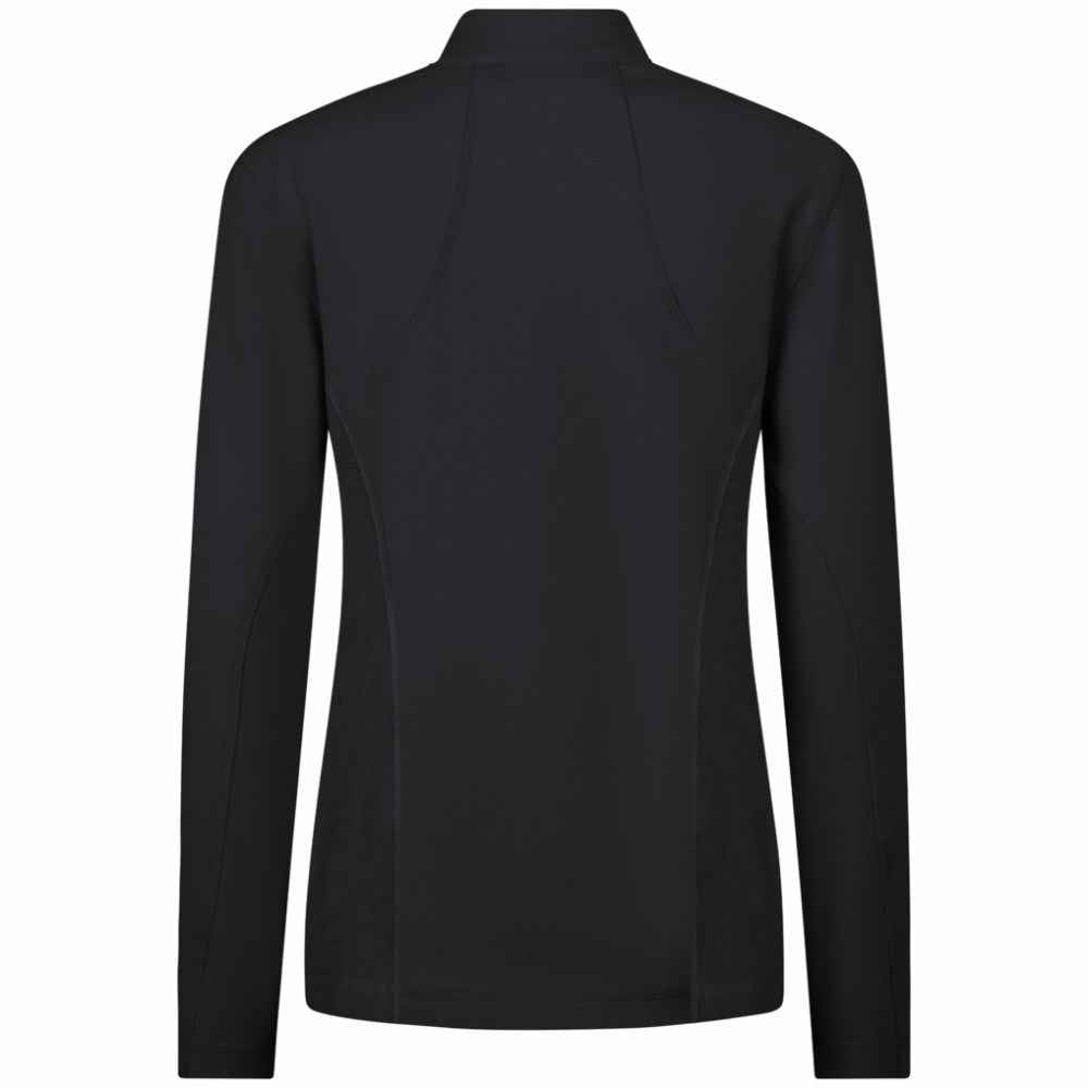 NHL Black Washington Capitals Levelwear Women's Upright Quarter-Zip Pullover