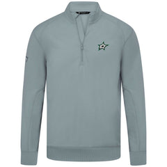 NHL Gray Dallas Stars Levelwear Upright Tri-Blend Quarter-Zip Pullover