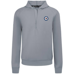 NHL Gray Winnipeg Jets Levelwear Technic Quarter-Zip Pullover Hoodie