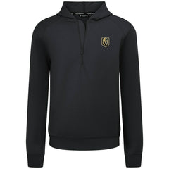 NHL Black Vegas Golden Knights Levelwear Technic Quarter-Zip Pullover Hoodie