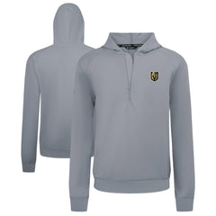 NHL Gray Vegas Golden Knights Levelwear Technic Quarter-Zip Pullover Hoodie
