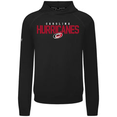 NHL Black Carolina Hurricanes Levelwear Mandate Carve Tri-Blend Pullover Hoodie
