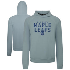 NHL Gray Toronto Maple Leafs Levelwear Mandate Carve Tri-Blend Pullover Hoodie