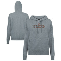 NHL Gray Anaheim Ducks Levelwear Women's Adorn Journey Pullover Hoodie