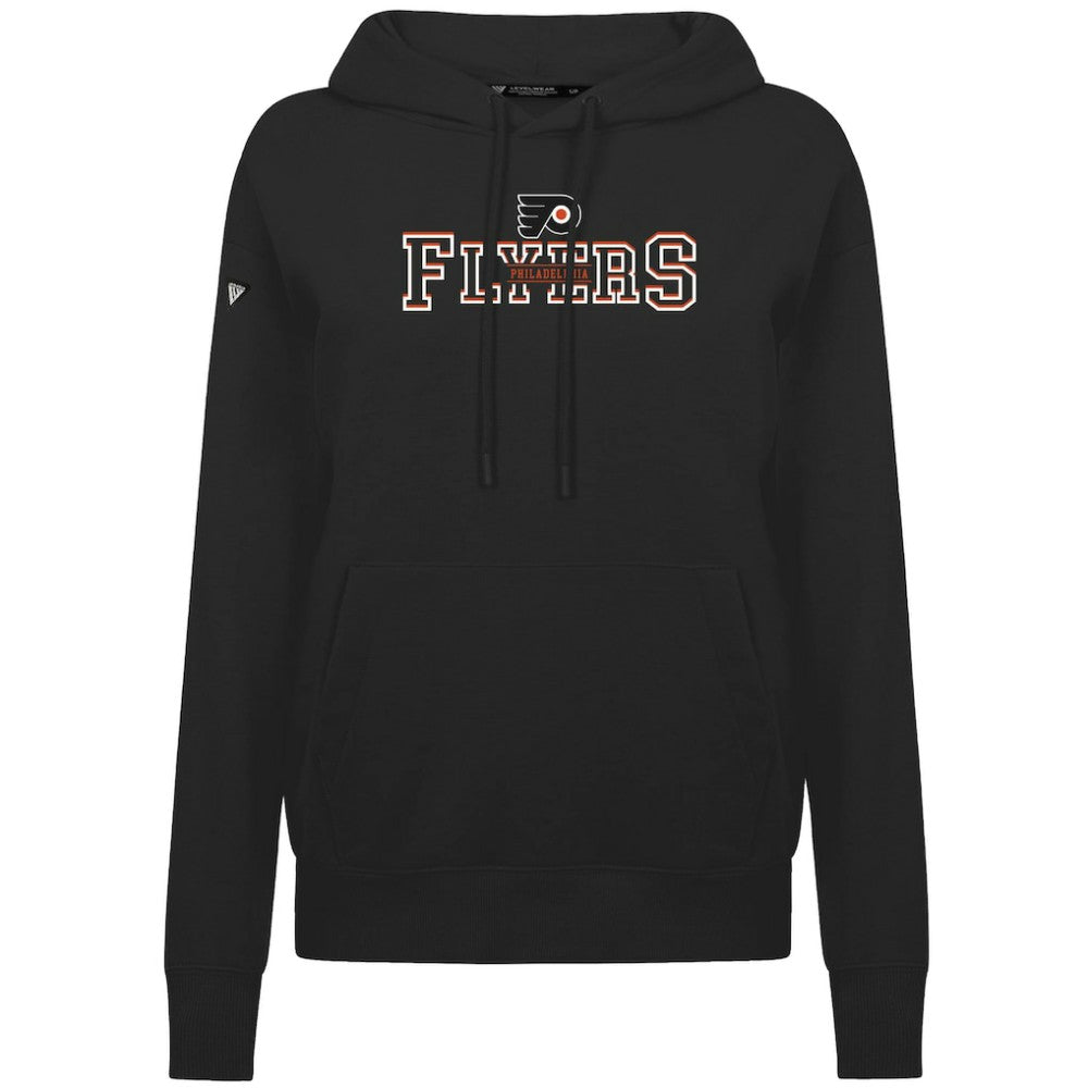NHL Black Philadelphia Flyers Levelwear Women's Adorn Journey Pullover Hoodie