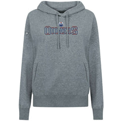 NHL Gray Edmonton Oilers Levelwear Women's Adorn Journey Pullover Hoodie