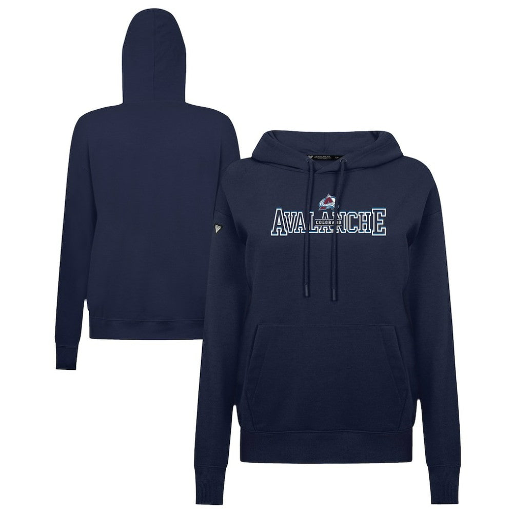 NHL Navy Colorado Avalanche Levelwear Women's Adorn Journey Pullover Hoodie