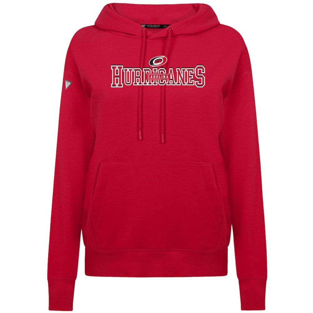 NHL Red Carolina Hurricanes Levelwear Women's Adorn Journey Pullover Hoodie