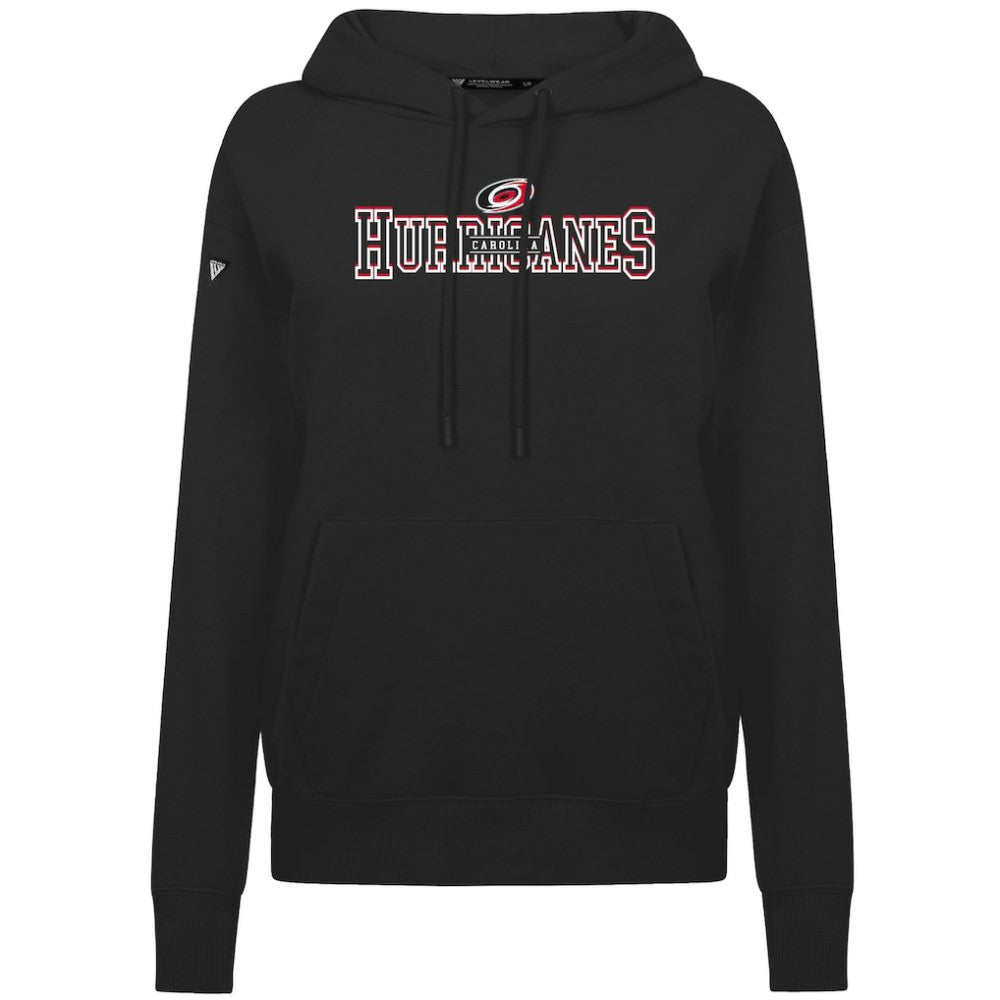 NHL Black Carolina Hurricanes Levelwear Women's Adorn Journey Pullover Hoodie
