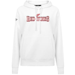 NHL White Detroit Red Wings Levelwear Women's Adorn Journey Pullover Hoodie