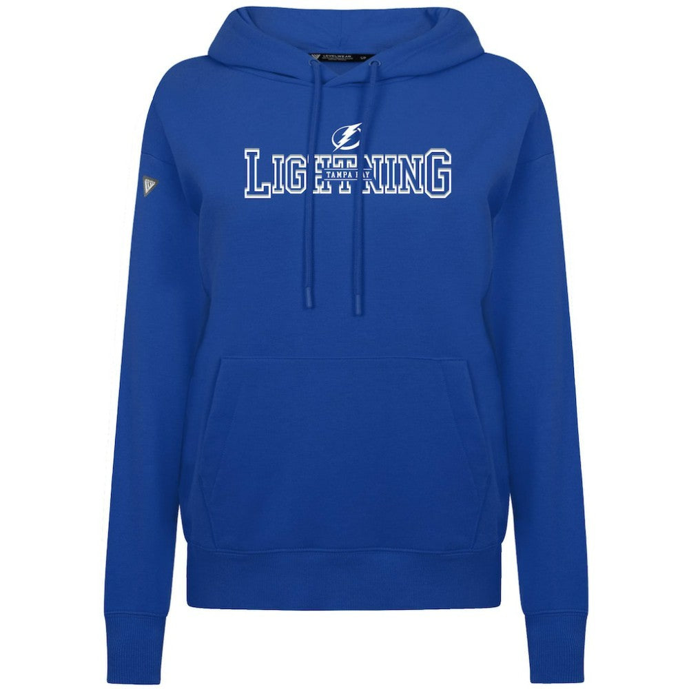 NHL Royal Tampa Bay Lightning Levelwear Women's Adorn Journey Pullover Hoodie