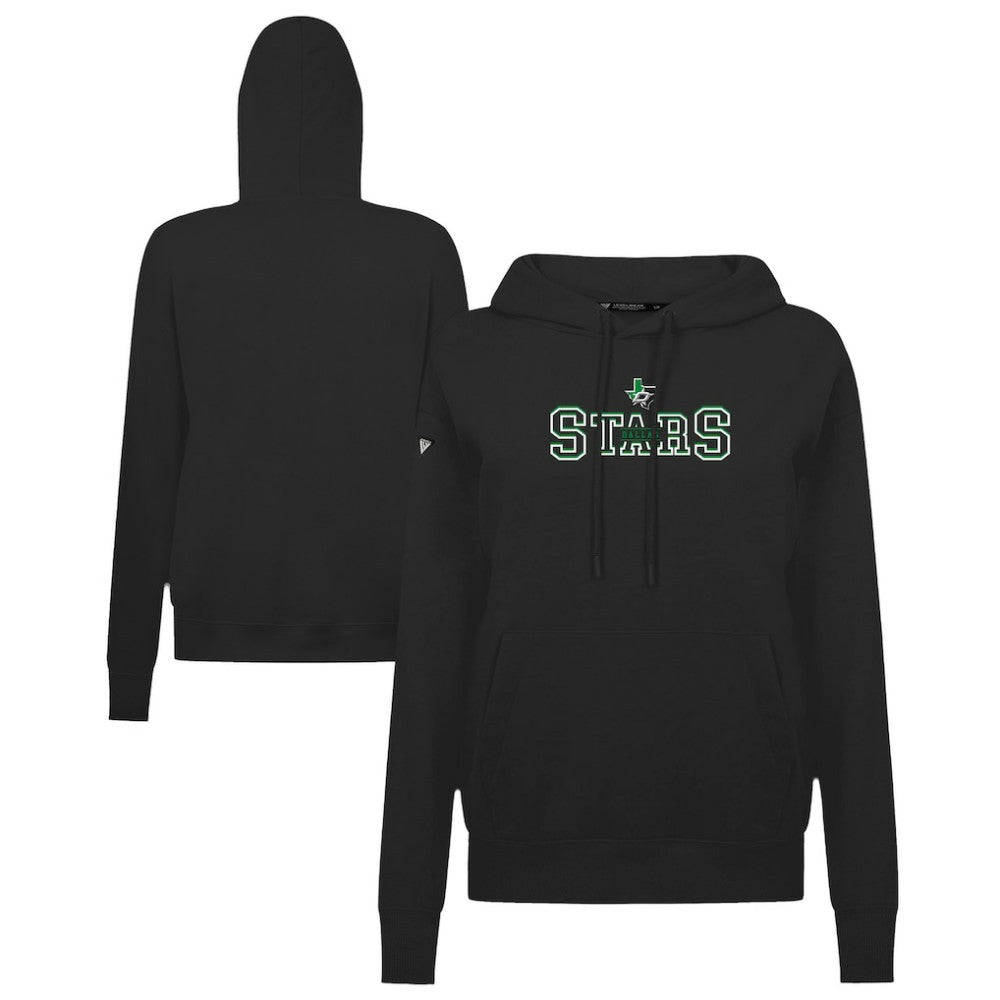 NHL Black Dallas Stars Levelwear Women's Adorn Journey Pullover Hoodie