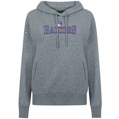 NHL Gray New York Rangers Levelwear Women's Adorn Journey Pullover Hoodie
