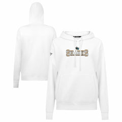 NHL White San Jose Sharks Levelwear Women's Adorn Journey Pullover Hoodie