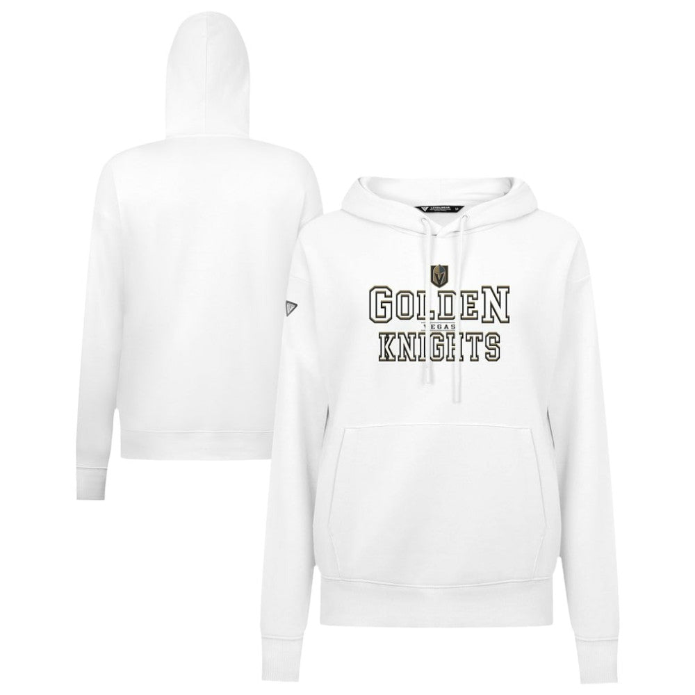 NHL White Vegas Golden Knights Levelwear Women's Adorn Journey Pullover Hoodie