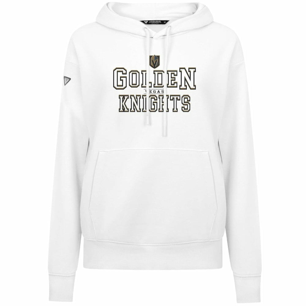 NHL White Vegas Golden Knights Levelwear Women's Adorn Journey Pullover Hoodie