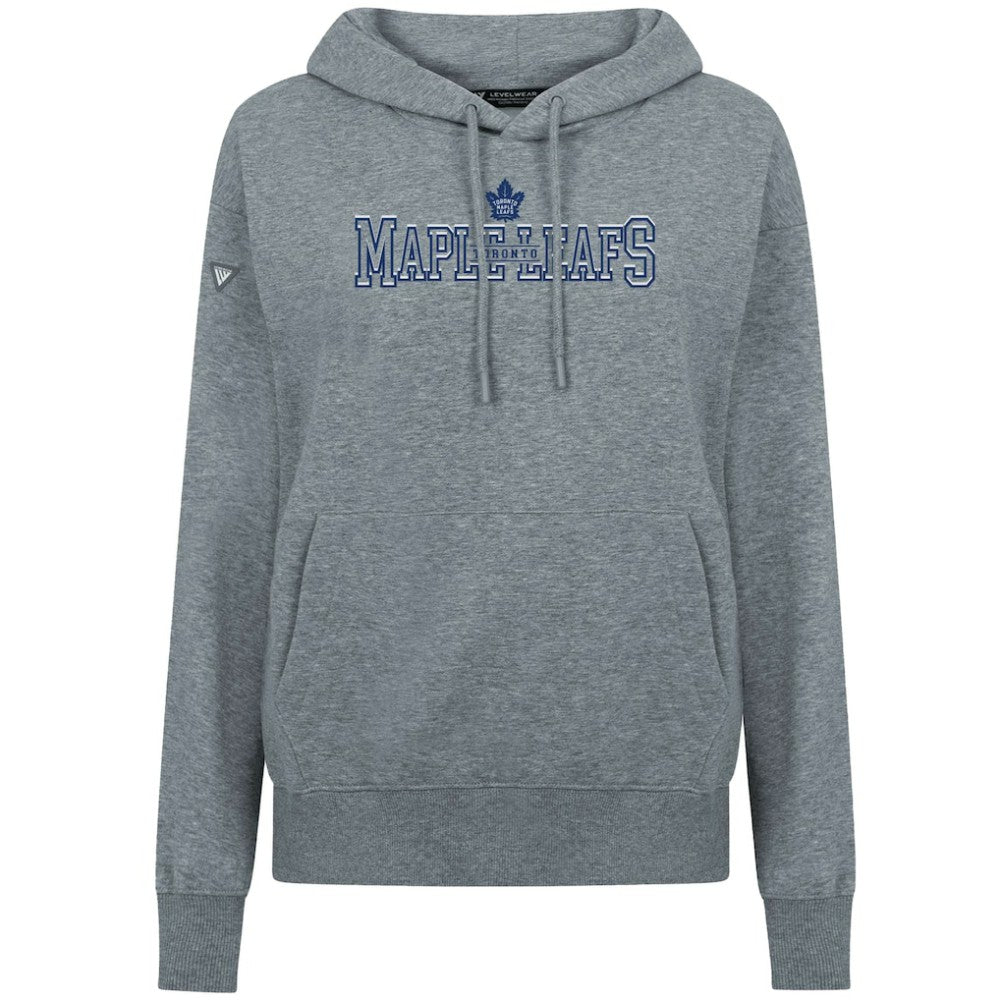 NHL Gray Toronto Maple Leafs Levelwear Women's Adorn Journey Pullover Hoodie