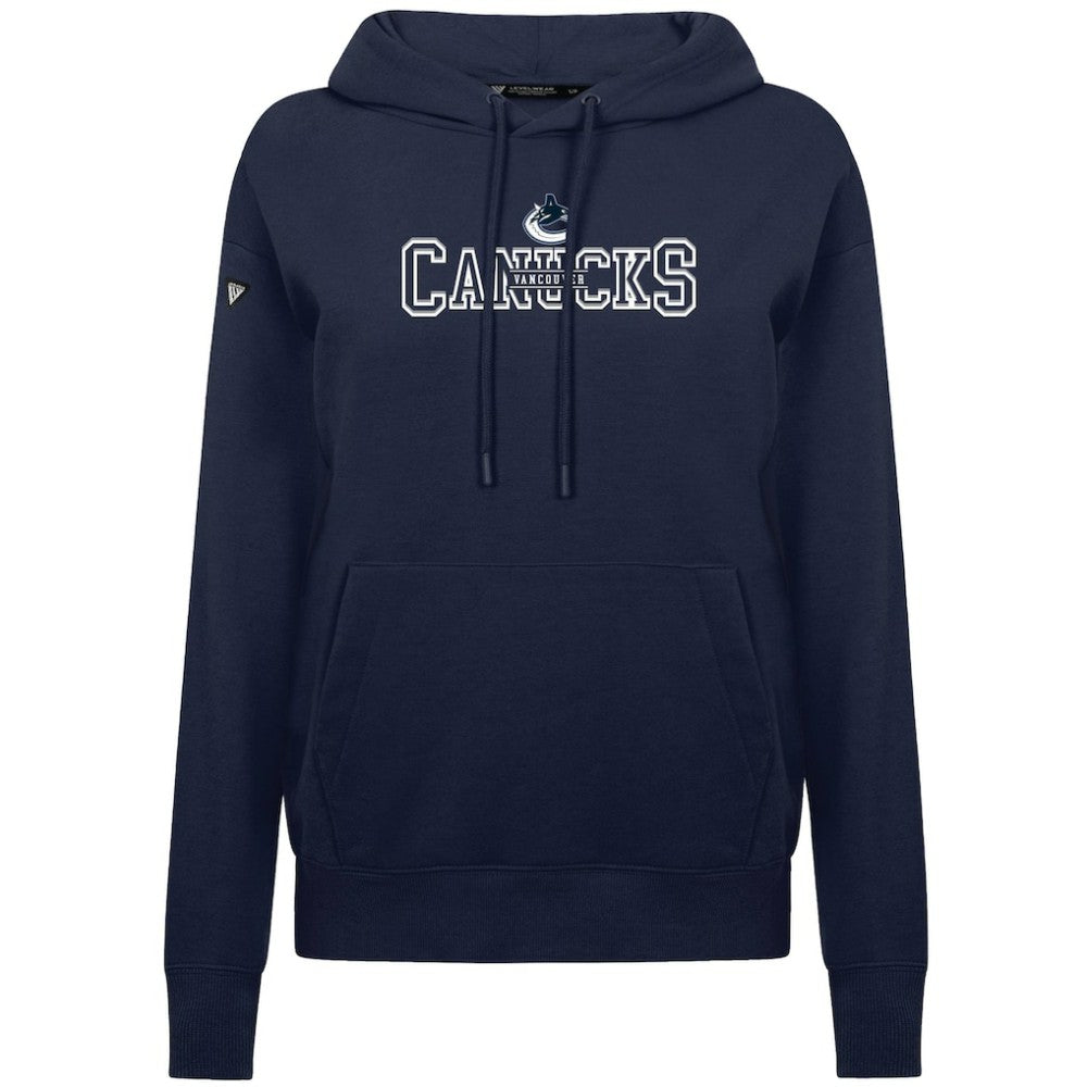 NHL Navy Vancouver Canucks Levelwear Women's Adorn Journey Pullover Hoodie
