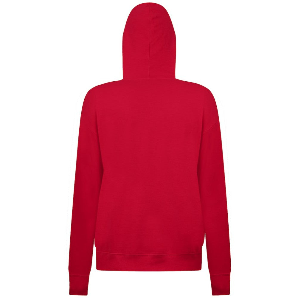 NHL Red New Jersey Devils Levelwear Women's Adorn Banner Arch Pullover Hoodie