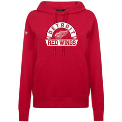 NHL Red Detroit Red Wings Levelwear Women's Adorn Banner Arch Pullover Hoodie