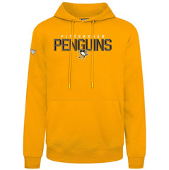 NHL Gold Pittsburgh Penguins Levelwear Podium Carve Pullover Hoodie