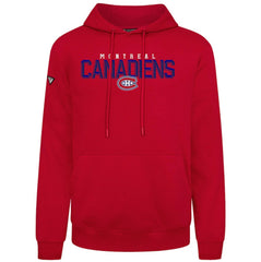 NHL Red Montreal Canadiens Levelwear Podium Carve Pullover Hoodie