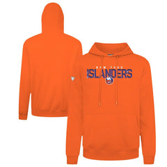 NHL Orange New York Islanders Levelwear Podium Carve Pullover Hoodie