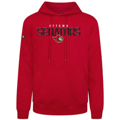 NHL Red Ottawa Senators Levelwear Podium Carve Pullover Hoodie