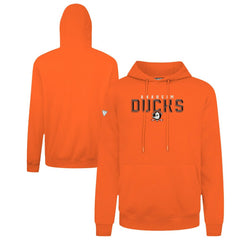 NHL Orange Anaheim Ducks Levelwear Podium Carve Pullover Hoodie