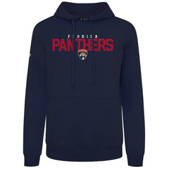 NHL Navy Florida Panthers Levelwear Podium Carve Pullover Hoodie