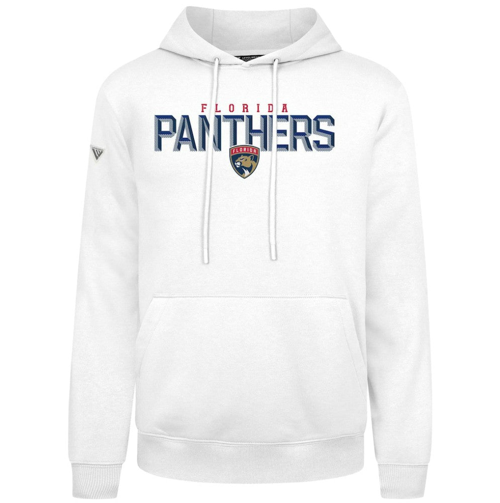 NHL White Florida Panthers Levelwear Podium Carve Pullover Hoodie