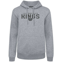 NHL Gray Los Angeles Kings Levelwear Podium Carve Pullover Hoodie