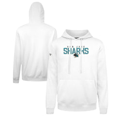 NHL White San Jose Sharks Levelwear Podium Carve Pullover Hoodie