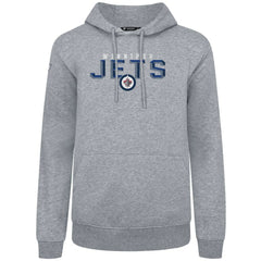 NHL Gray Winnipeg Jets Levelwear Podium Carve Pullover Hoodie