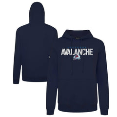 NHL Navy Colorado Avalanche Levelwear Podium Carve Pullover Hoodie