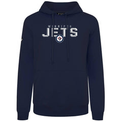 NHL Navy Winnipeg Jets Levelwear Podium Carve Pullover Hoodie