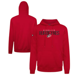NHL Red Carolina Hurricanes Levelwear Podium Carve Pullover Hoodie