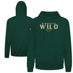 NHL Green Minnesota Wild Levelwear Podium Carve Pullover Hoodie
